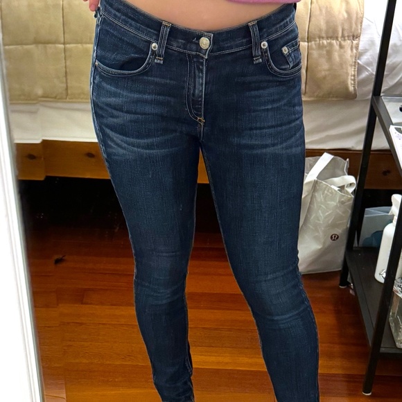 Rag and Bone Mid-Rise Skinny Jean - Picture 3 of 4